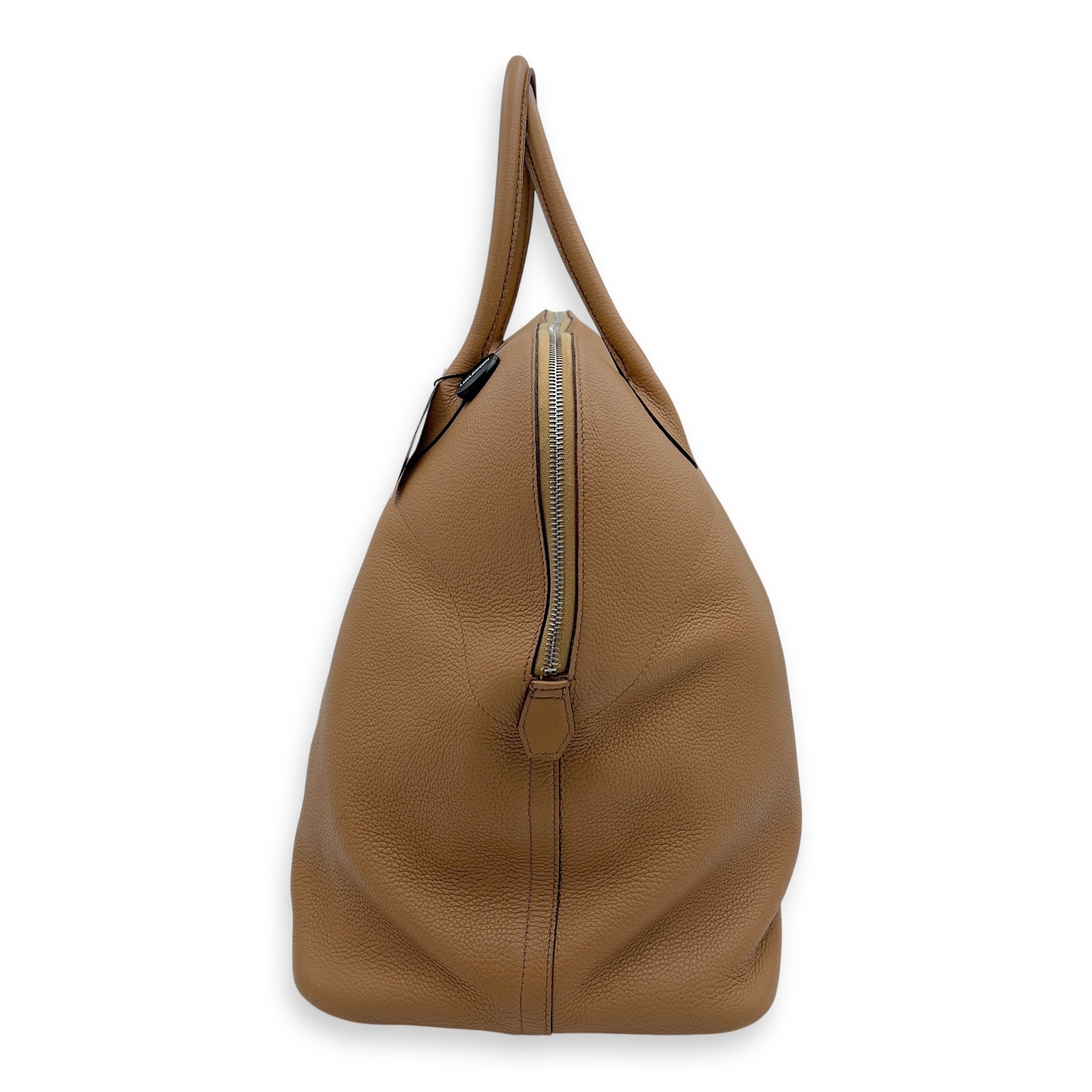 Hermès Bolide Beige in Clemence, Palladium hardware_4