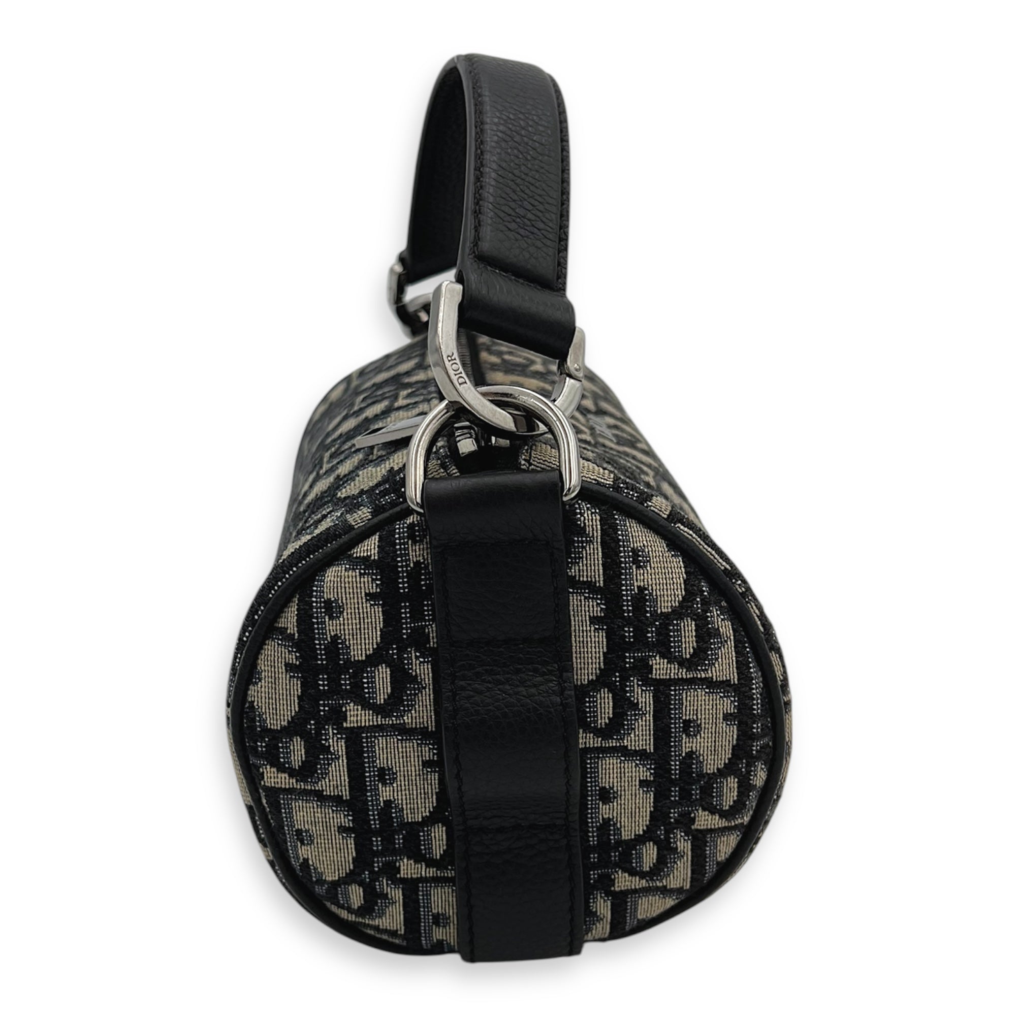 Dior Roller Crossbody Bag Small Blue in Canvas, Silver hardware_4