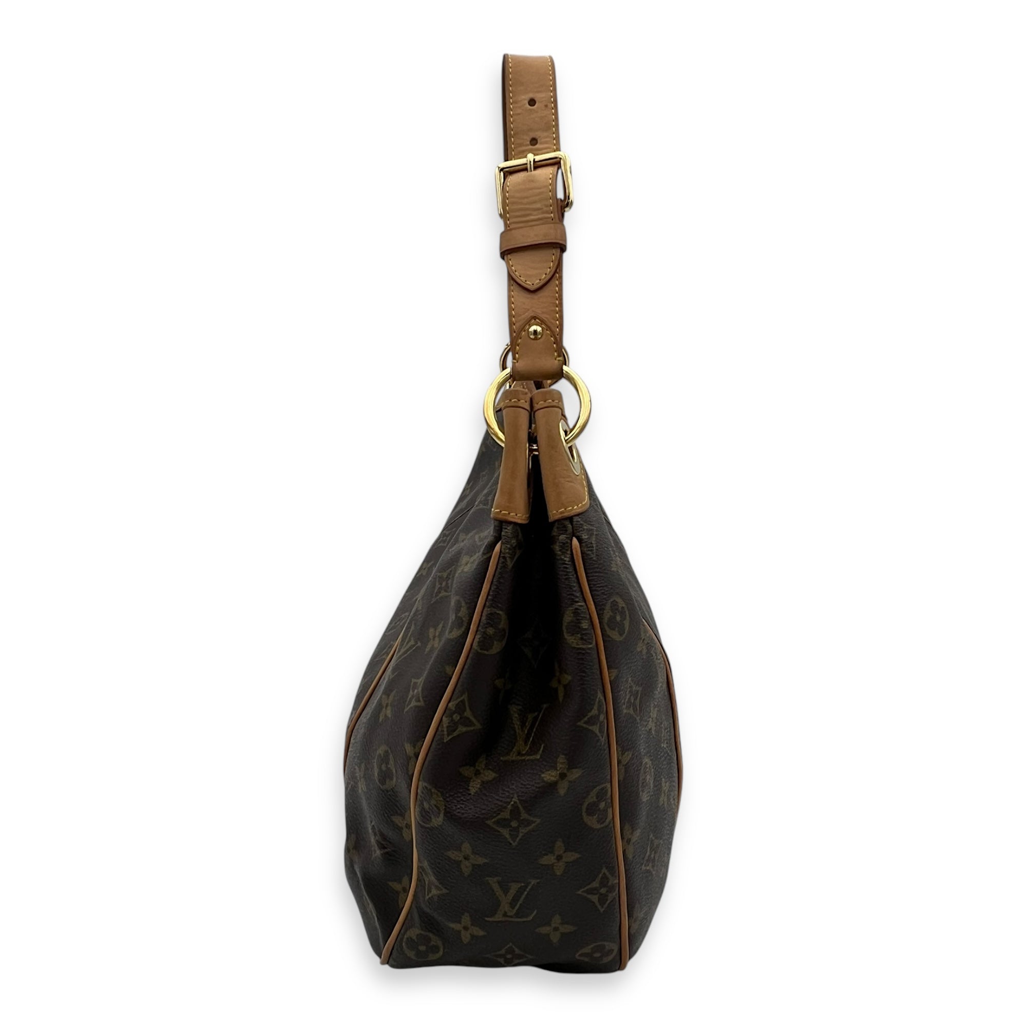 Louis Vuitton Galleria Shoulder Bag PM Brown in Monogram Coated Canvas, Gold hardware_9