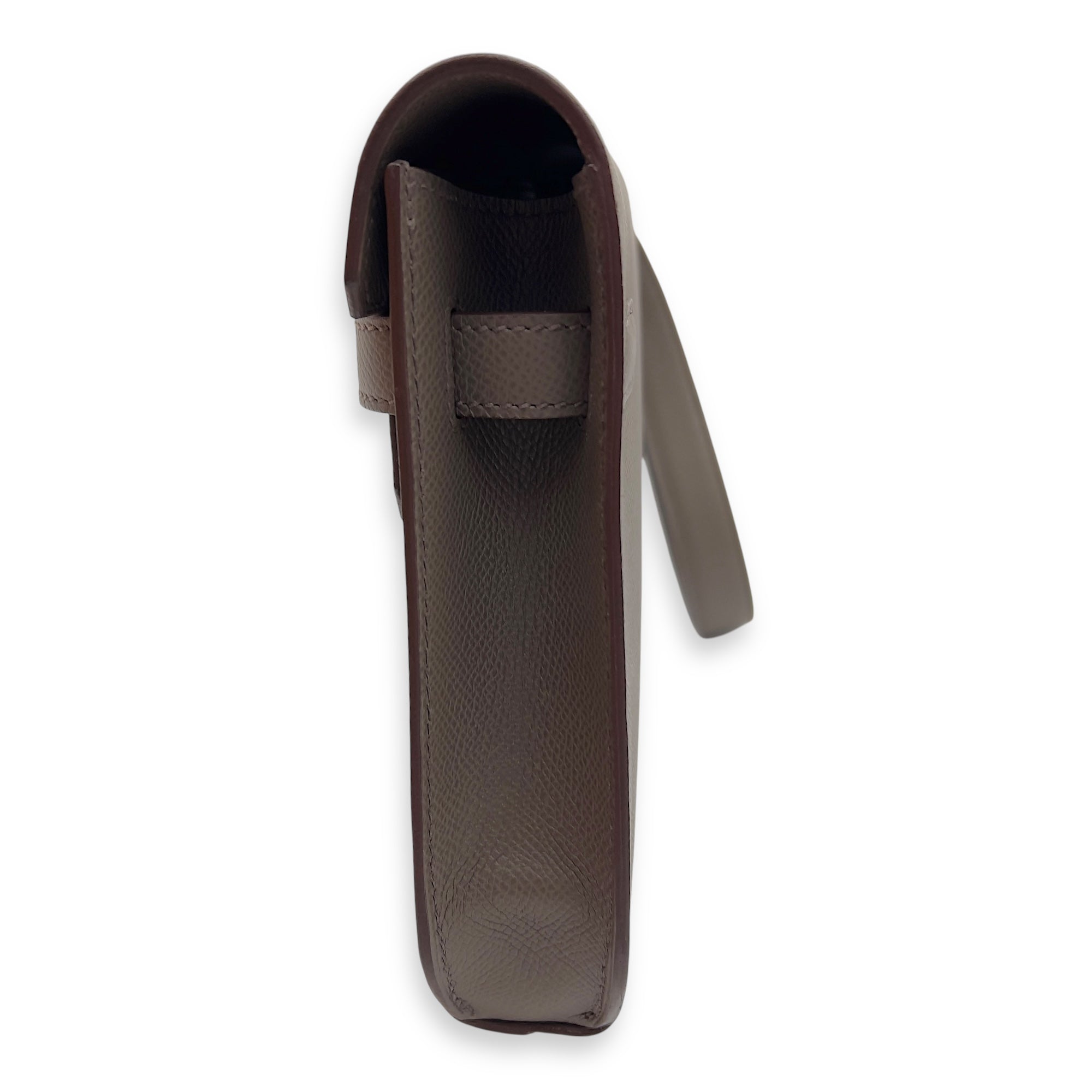 Hermès Kelly Depeches 25 Taupe Clutch in Epsom, Palladium hardware_4