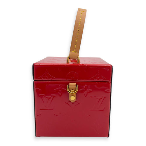 Louis Vuitton Bleecker Top Handle Bag Red in Vernis, Gold hardware_2