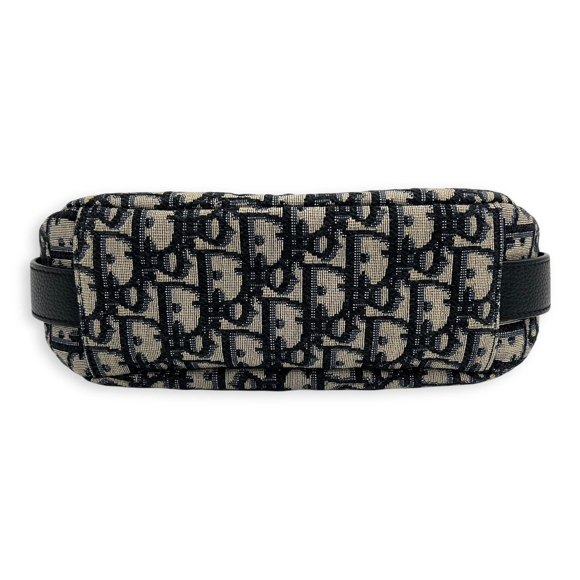 Dior Oblique Saddle Blue Crossbody Bag in Jacquard, Silver hardware_6