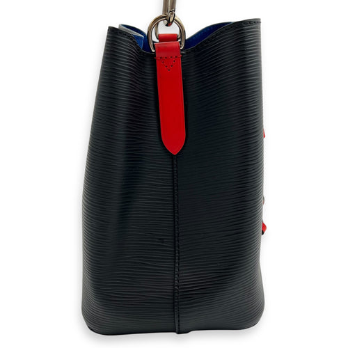Louis Vuitton NeoNoe Shoulder Bag BB Black in Epi Leather, Silver hardware_4