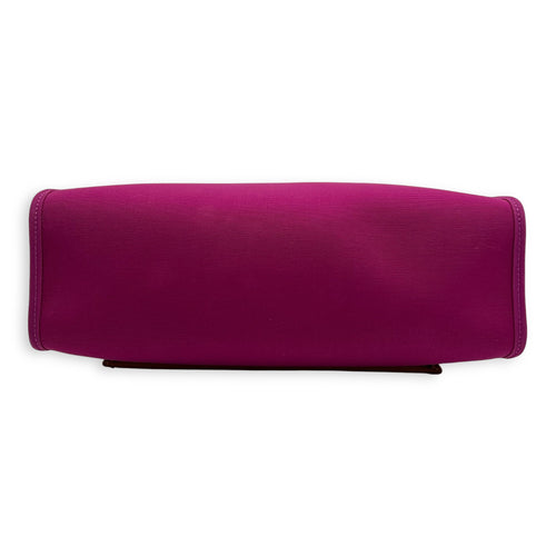 Hermès Herbag 31 Rose Pourpre Fauve Shoulder Bag in Canvas, Palladium hardware_5