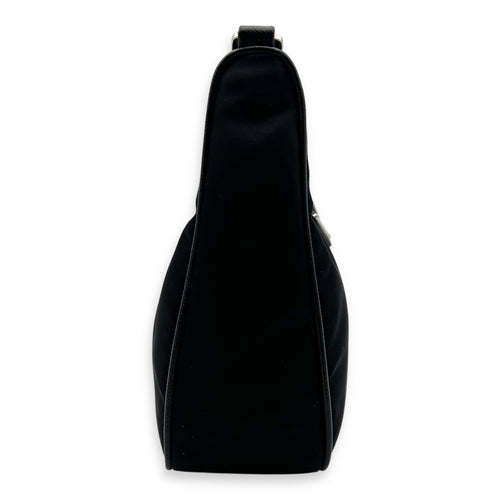 Prada Re-Edition 2005 Crossbody Bag Black in Re-Nylon, Silver hardware_4