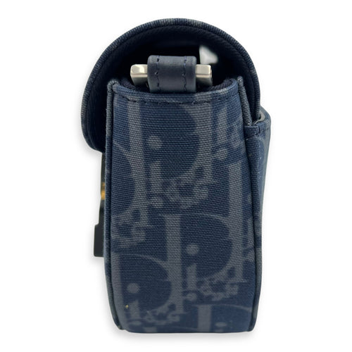 Dior Dior Tears Saddle Blue Crossbody Bag in Denim, Lacquered Metal hardware_4