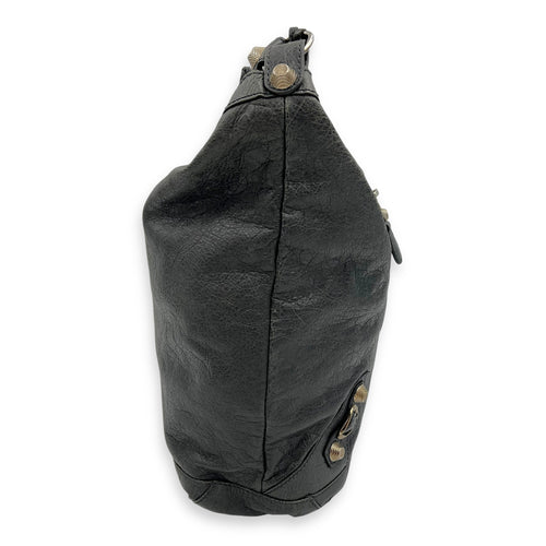 Balenciaga Others Shoulder Bag Grey in Goat Leather, Silver hardware_4