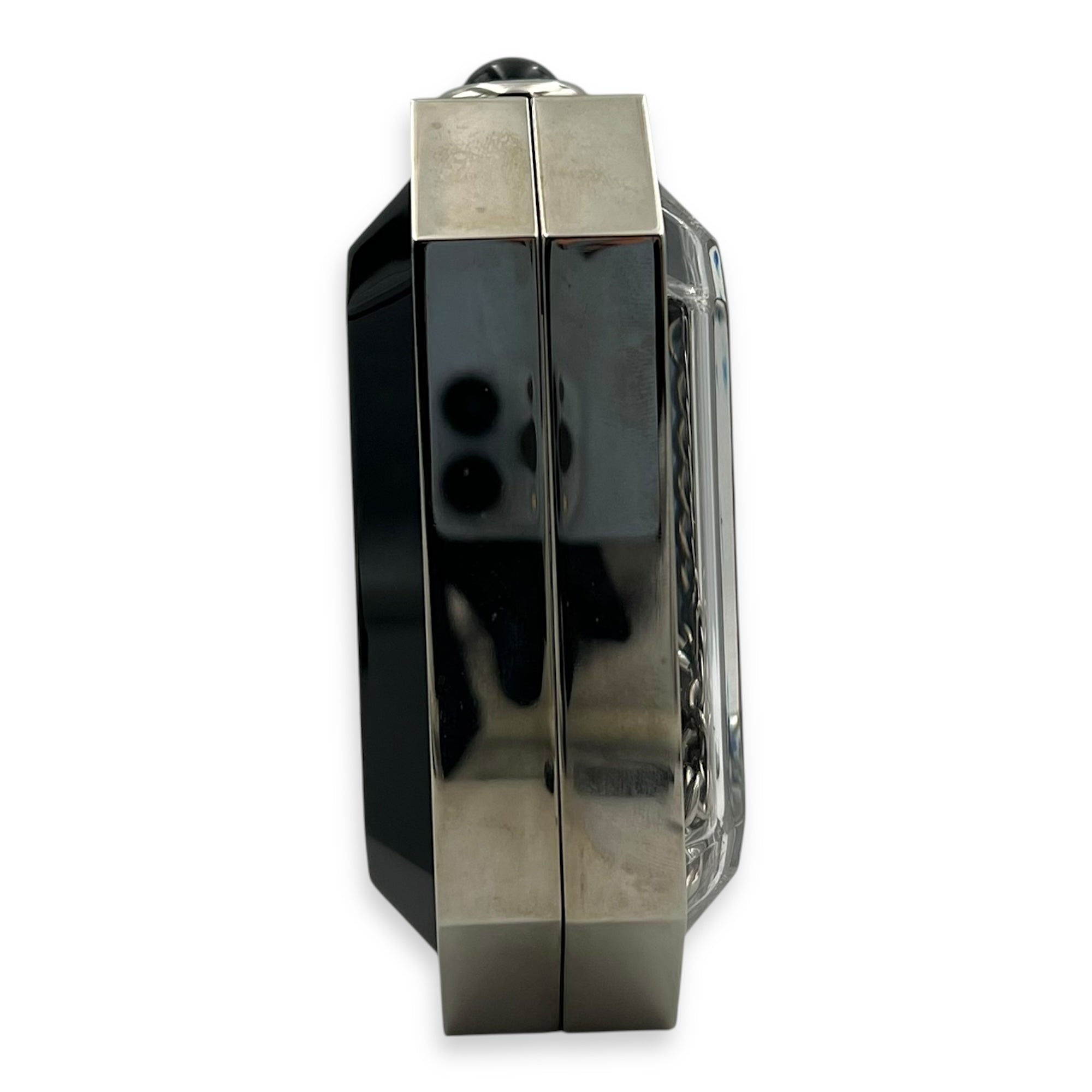 Chanel Minaudiere Plexiglass Vanity Crossbody Bag Black in Others, Silver hardware_4