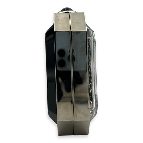 Chanel Minaudiere Plexiglass Vanity Crossbody Bag Black in Others, Silver hardware_4