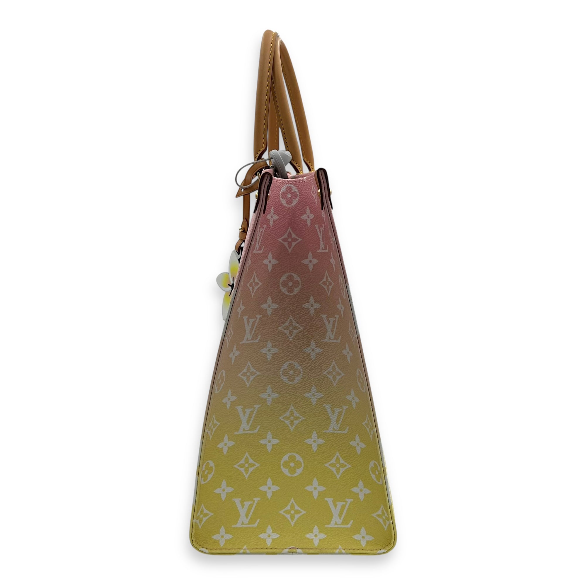 Louis Vuitton OnTheGo GM Multi-colour Tote Bag in Coated Canvas, Gold hardware_4
