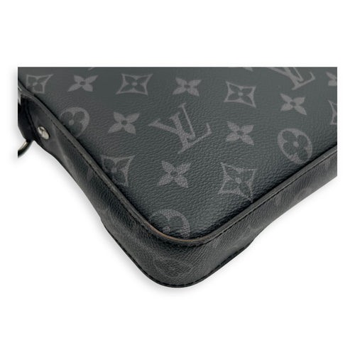 Louis Vuitton Trio Messenger Grey in Monogram Coated Canvas, Silver hardware_14
