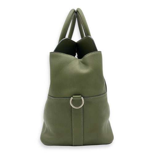 Hermès Toolbox 26 Vert Anglais Top Handle Bag in Swift, Palladium hardware_8