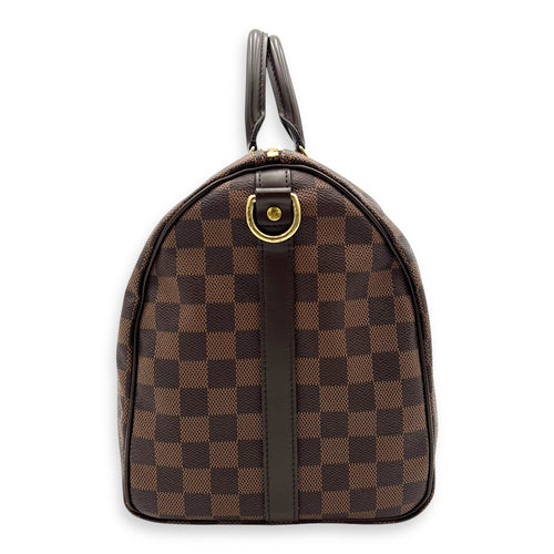 Louis Vuitton Speedy 35 Brown Top Handle Bag in Coated Canvas, Gold hardware_6