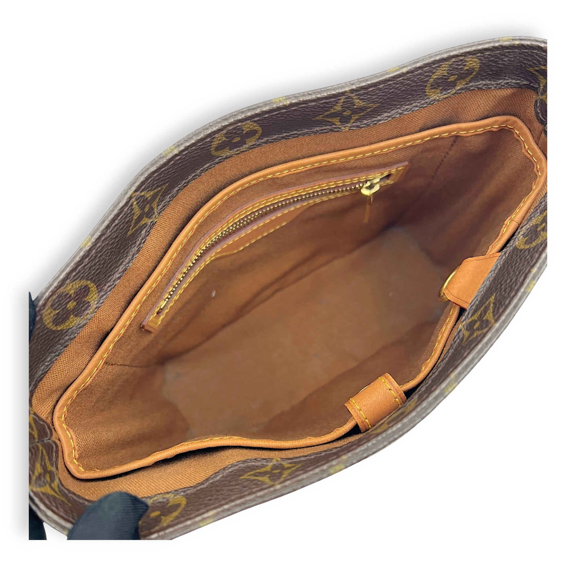 Louis Vuitton Vavin Top Handle Bag PM Brown in Monogram Coated Canvas, Gold hardware_6