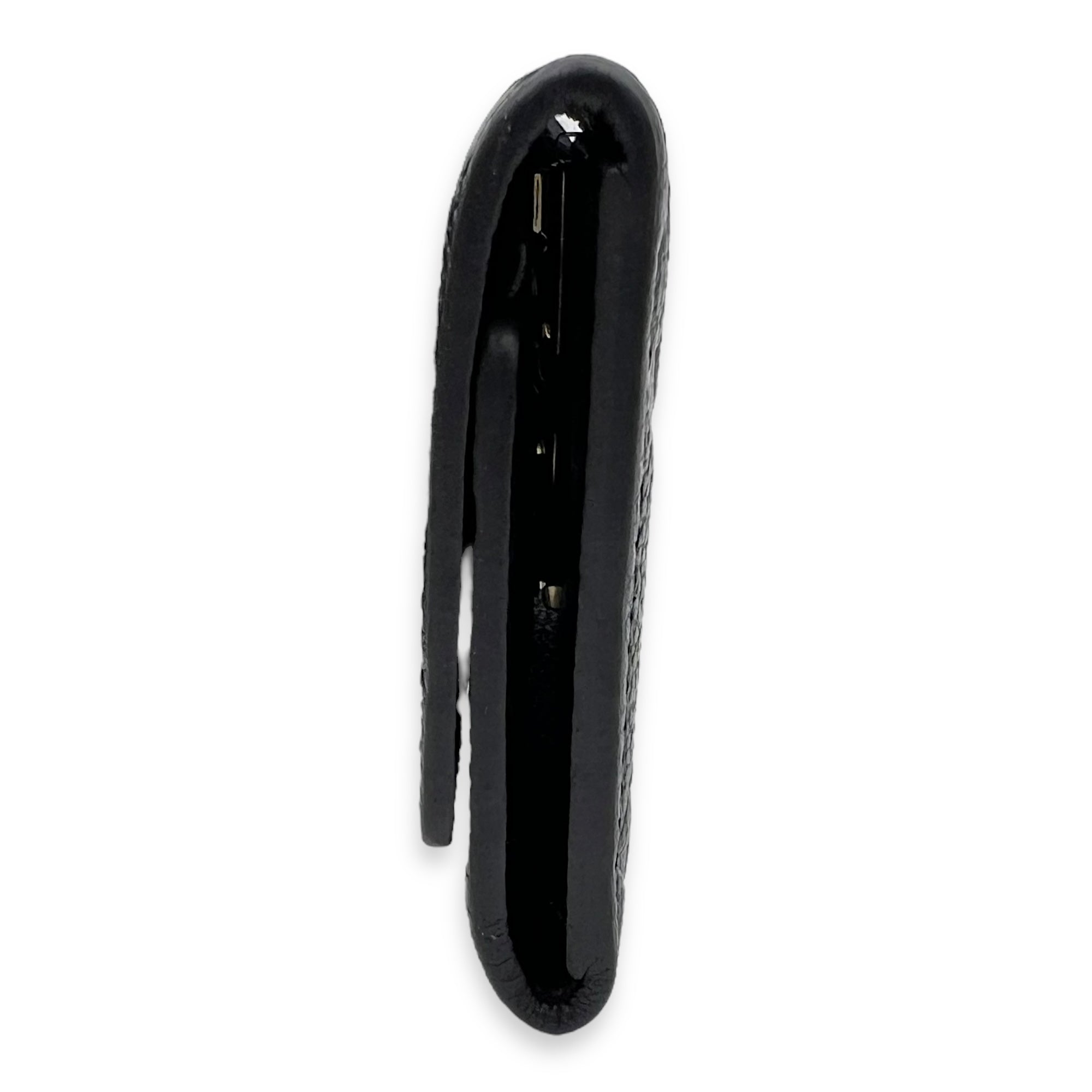 Louis Vuitton Key Pouch Black in Empreinte Leather, Gold hardware_4