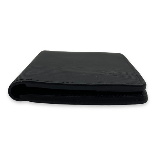 Pocket Organizer Black Card Holder in Epi Leather