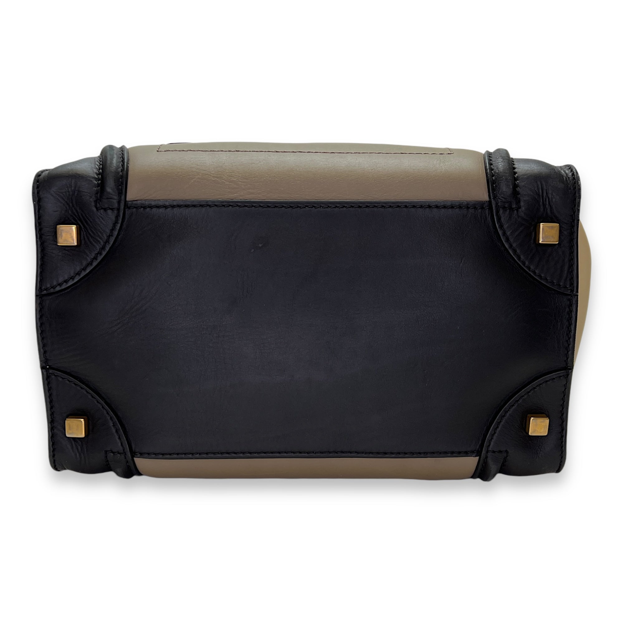 Celine Luggage Mini Multi-colour Top Handle Bag in Calfskin