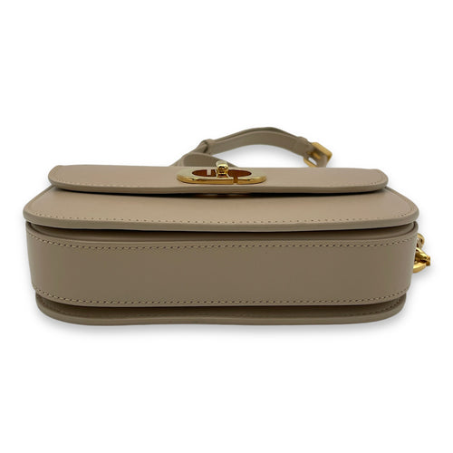 30 Montaigne Avenue Small Crossbody bag in Calfskin, Gold Hardware