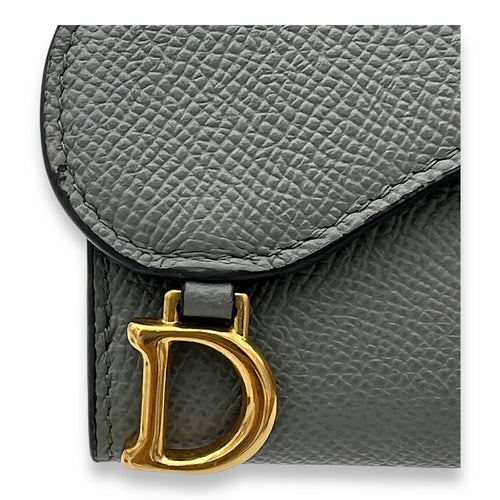 Lotus Wallet in Calfskin, Gold Hardware