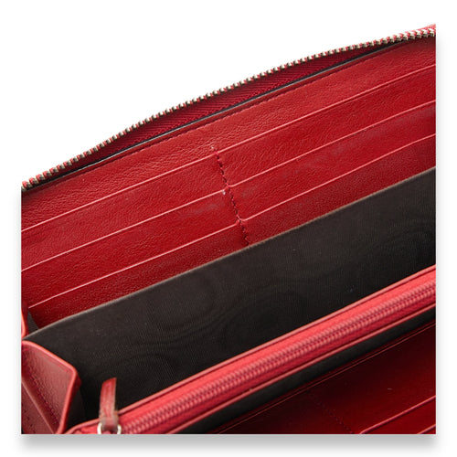 Flap Long Wallet in Guccissima leather, Silver Hardware