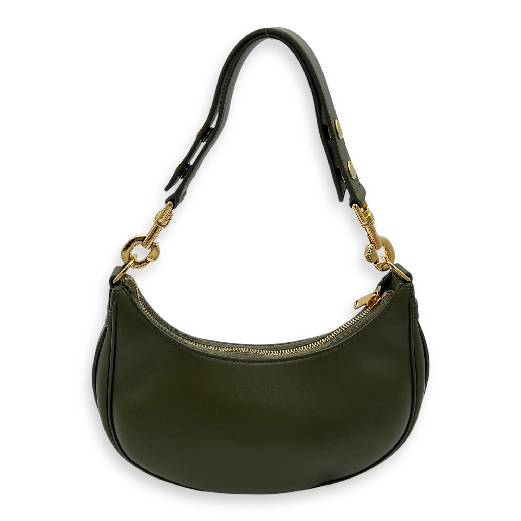 Ava Medium Shoulder bag in Calfskin, Gold Hardware