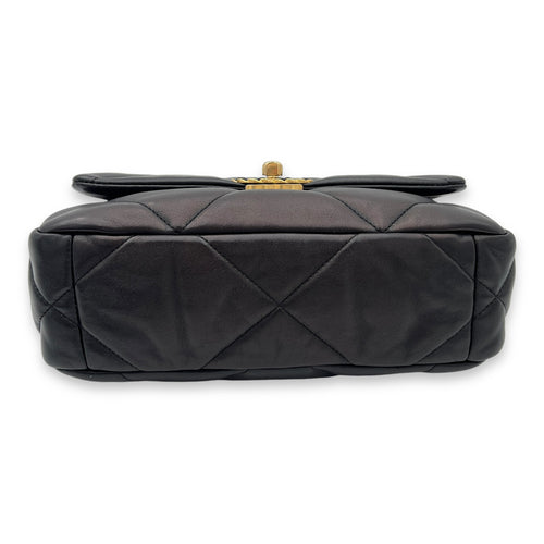 C19 Top Handle Bag Black in Lambskin, Mixed hardware