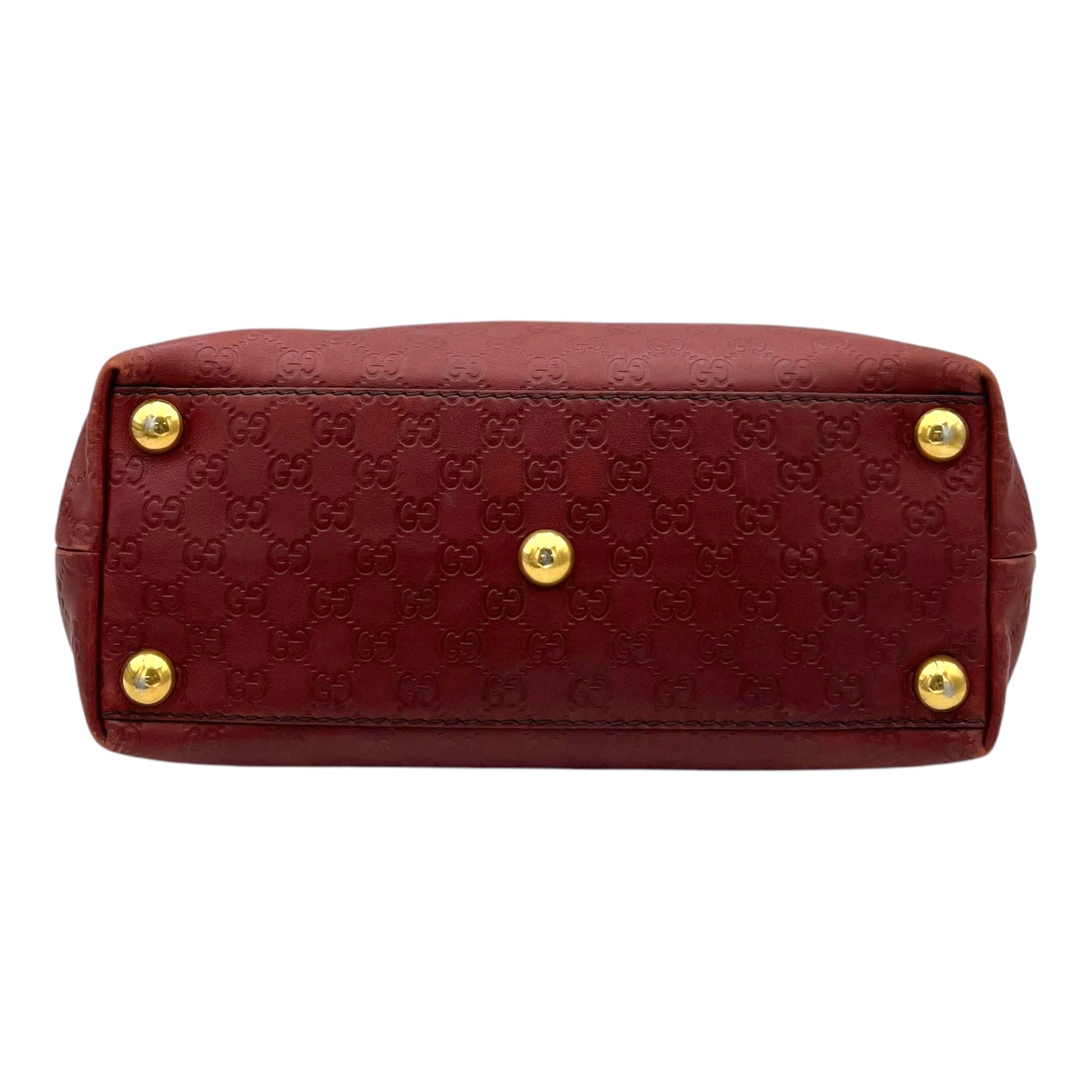 Babouska Tote Bag Red in Calfskin, Gold hardware