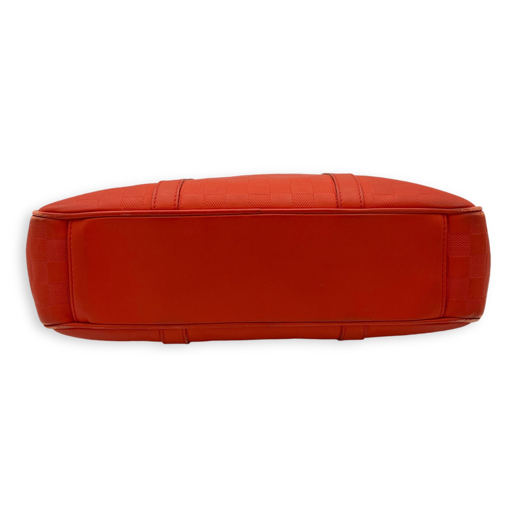 Tadao Top Handle Bag Red in Calfskin, Silver hardware