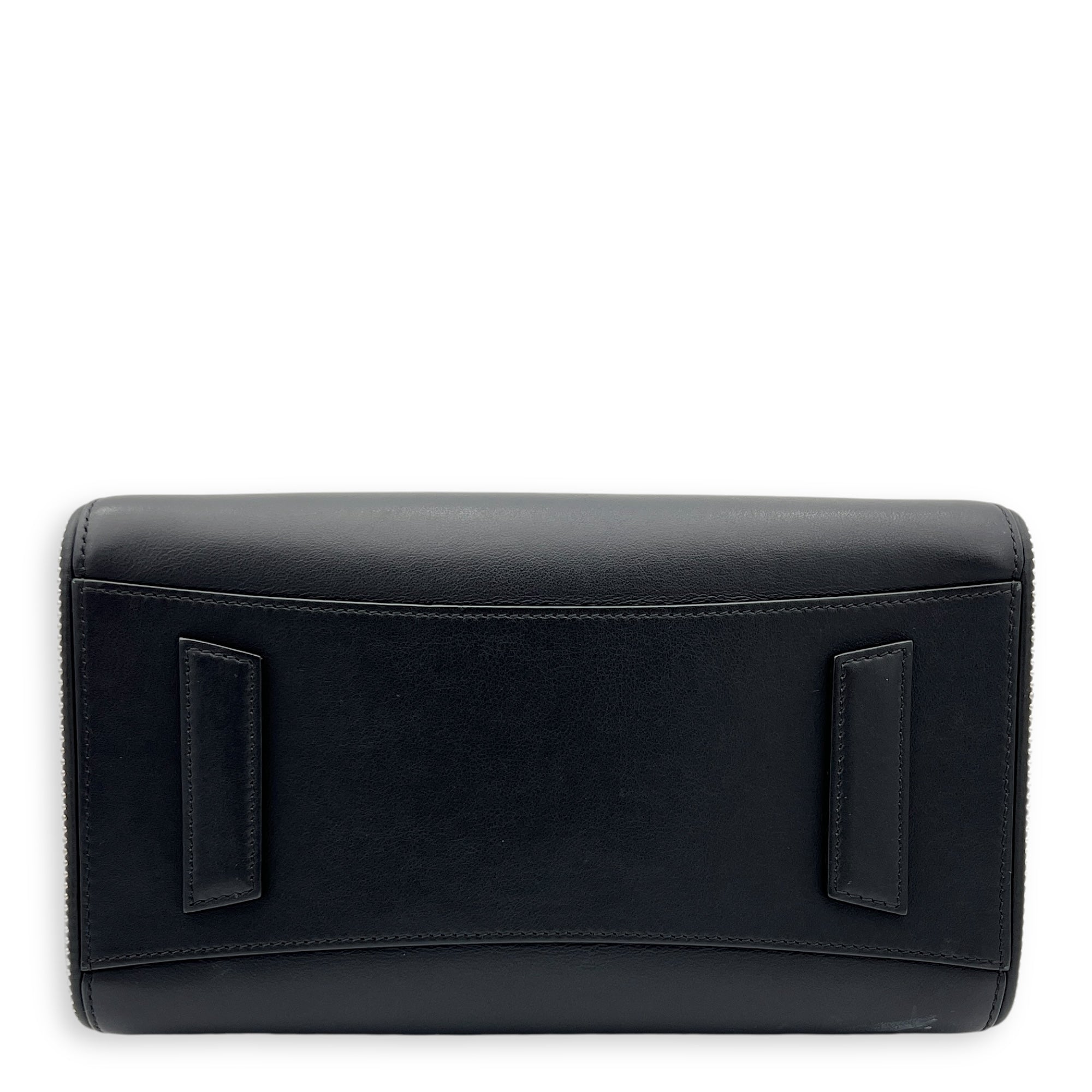 Givenchy Antigona Top Handle Bag Black in Calfskin, Silver hardware_5