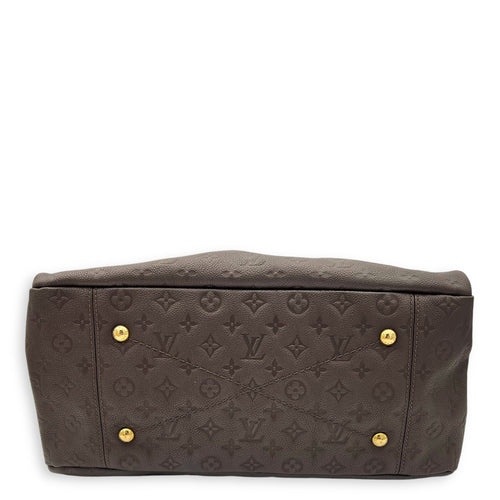 Louis Vuitton Artsy Shoulder Bag Brown in Monogram Empreinte Leather, Gold hardware_5