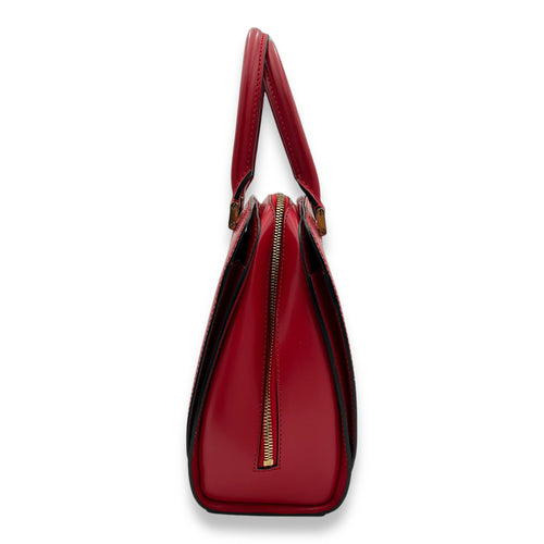 Louis Vuitton Pont Neuf Top Handle Bag MM Red in Epi Leather, Gold hardware_4