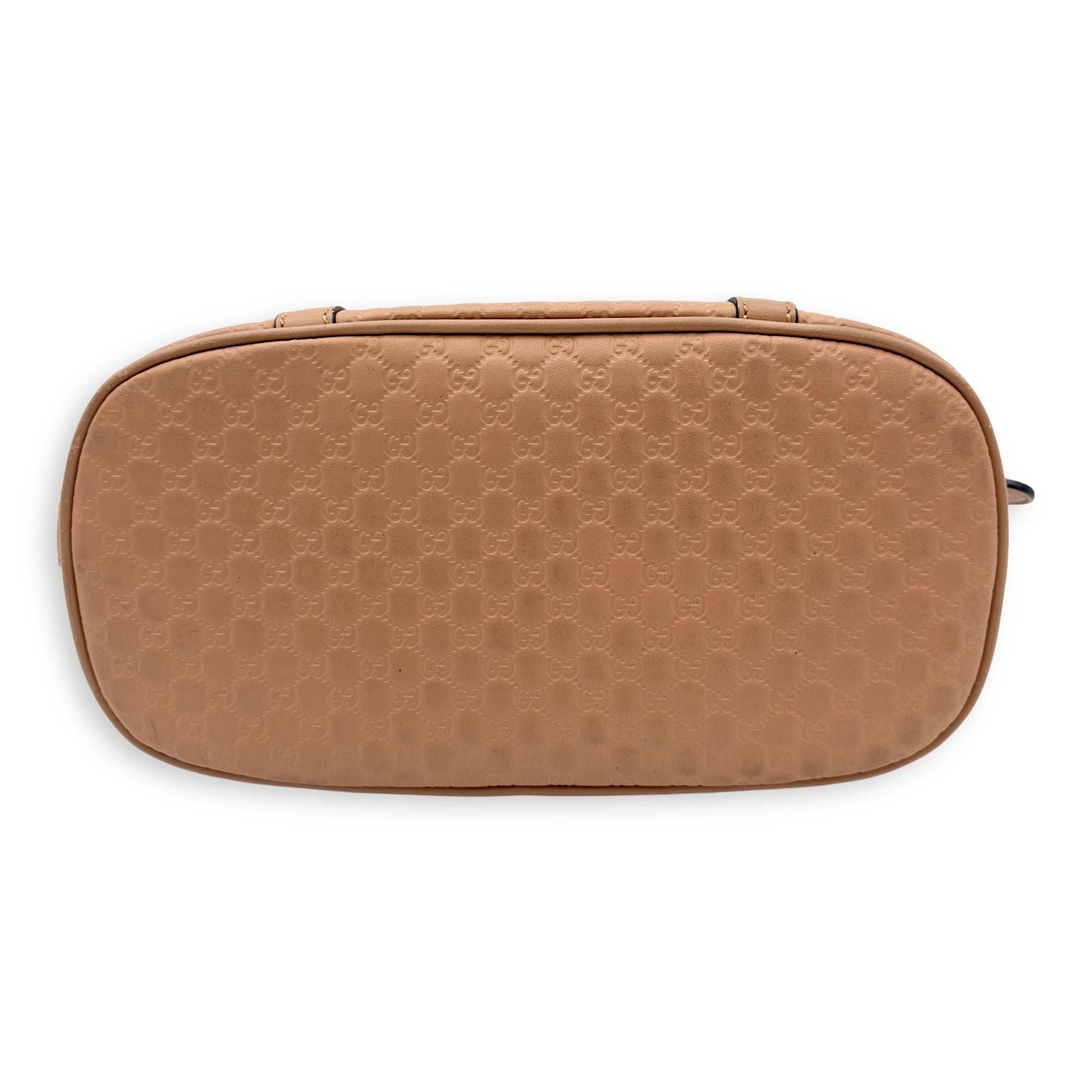 Gucci Dome Top Handle Bag Beige in Calfskin, Gold hardware_5