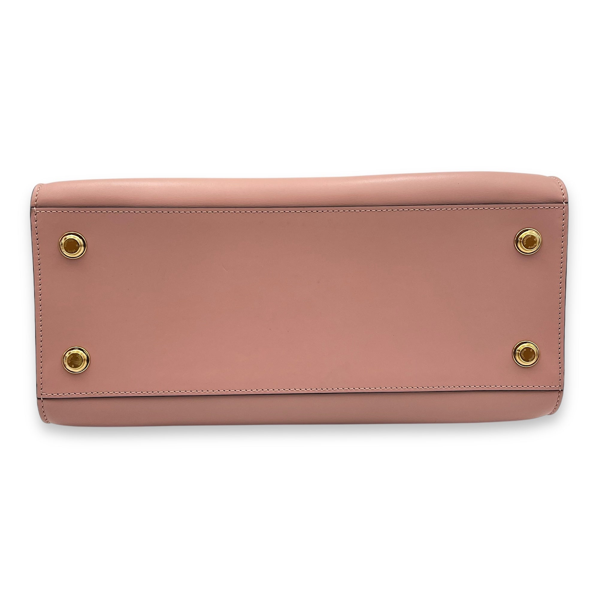 Louis Vuitton Steamer Top Handle Bag MM Pink in Calfskin, Gold hardware_5