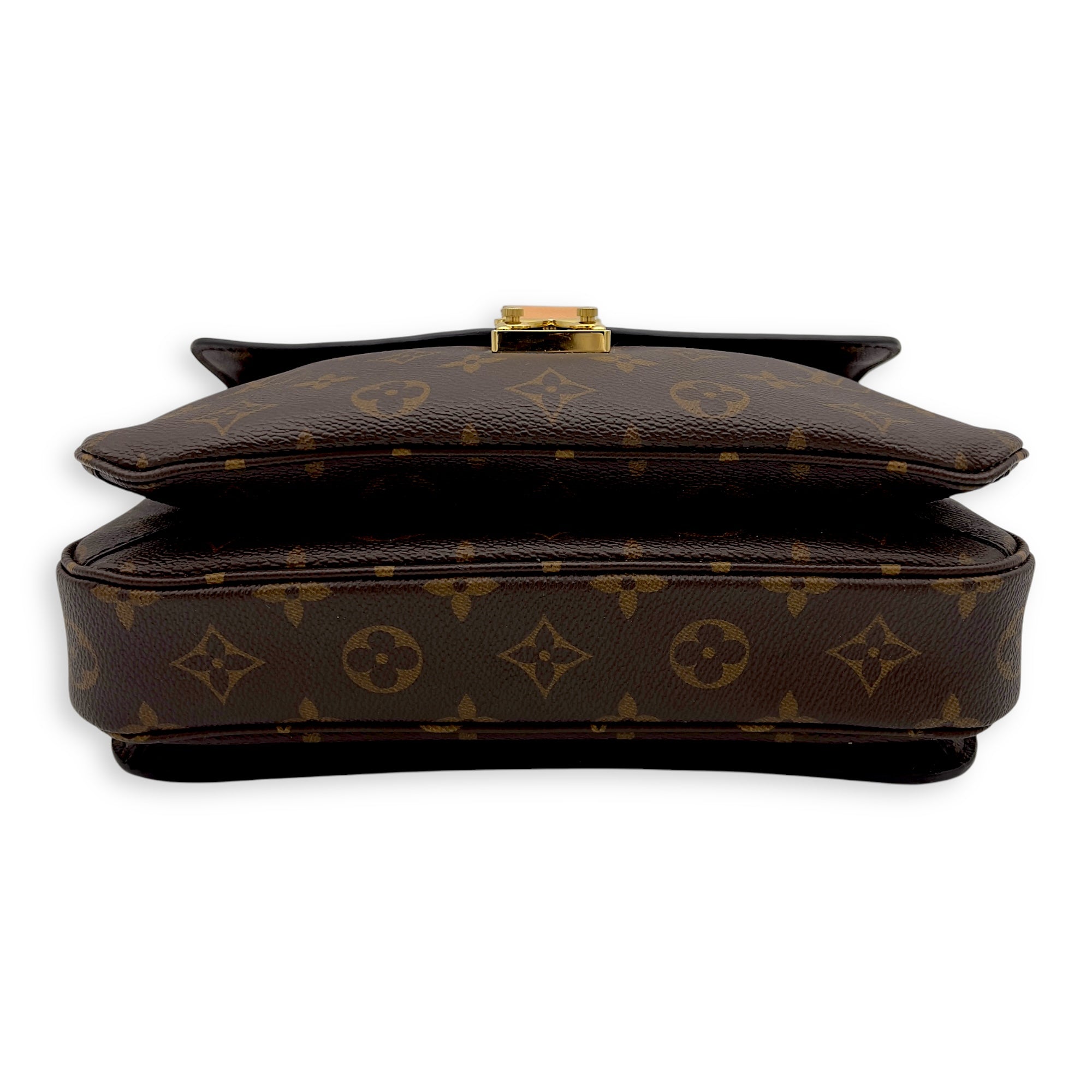 Louis Vuitton Metis Top Handle Bag Brown in Monogram Coated Canvas, Gold hardware_5