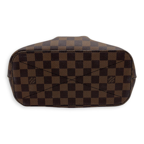 Louis Vuitton Siena Top Handle Bag PM Brown in Coated Canvas, Gold hardware_5