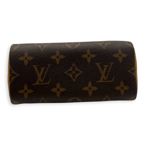 Louis Vuitton Speedy Top Handle Bag Nano Brown in Monogram Coated Canvas, Gold hardware_5