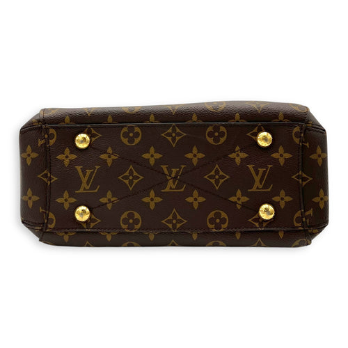 Louis Vuitton Montaigne Top Handle Bag BB Brown in Monogram Coated Canvas, Gold hardware_5