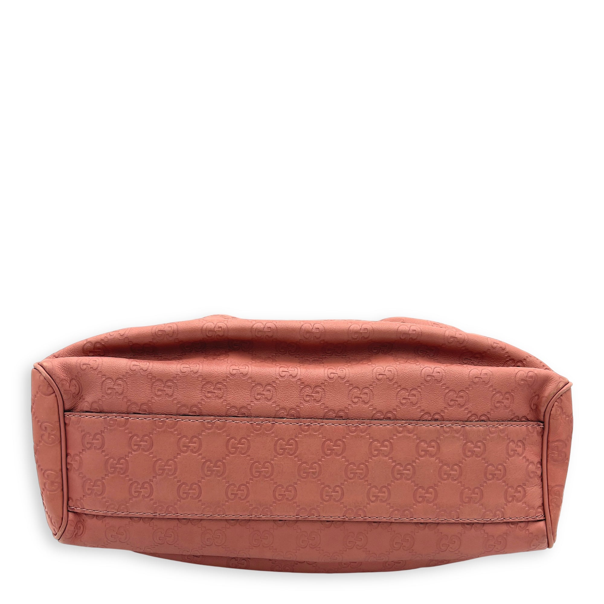 Gucci GG Top Handle Bag Pink in Calfskin, Silver hardware_7