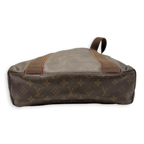 Louis Vuitton Beaubourg Tote Bag Brown in Monogram Coated Canvas, Gold hardware_5