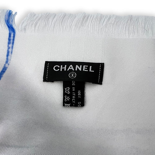 Chanel CC Car Printed Multi-colour Scarf in Silk_6