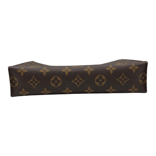Louis Vuitton Pochette Toilette Brown Pouch in Monogram Coated Canvas, Gold hardware_5