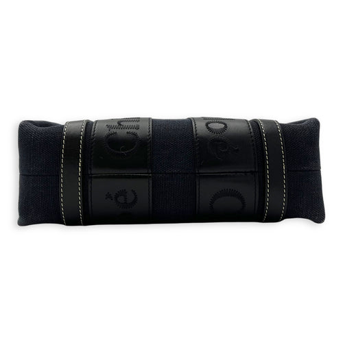 Chloé Woody Tote Bag Blue in Denim, Gold hardware_5
