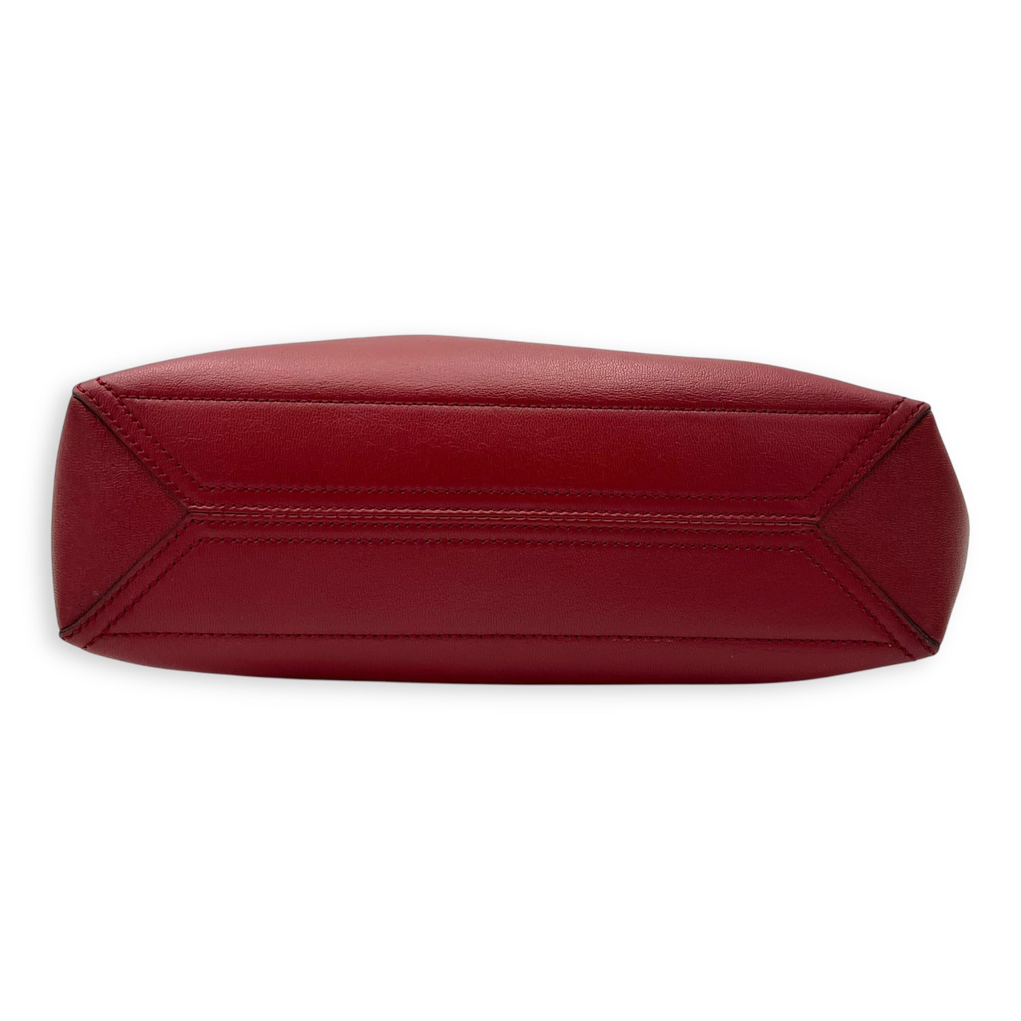 Gucci GG Tote Bag Red in Calfskin, Gold hardware_5