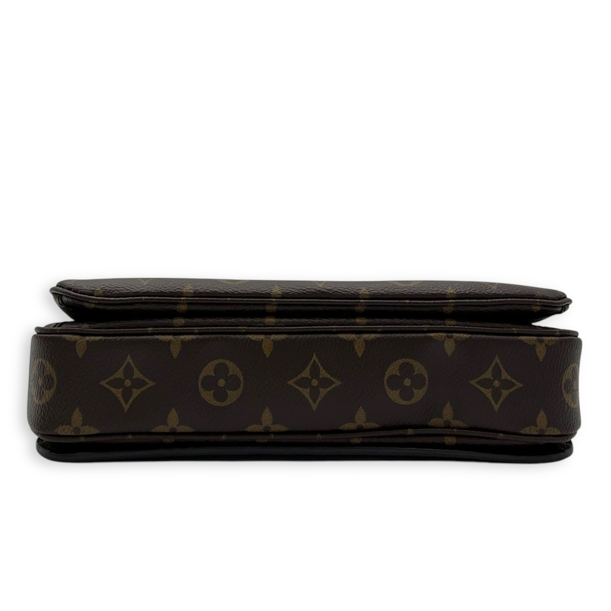 Louis Vuitton Metis Crossbody Bag Brown in Monogram Coated Canvas, Gold hardware_5