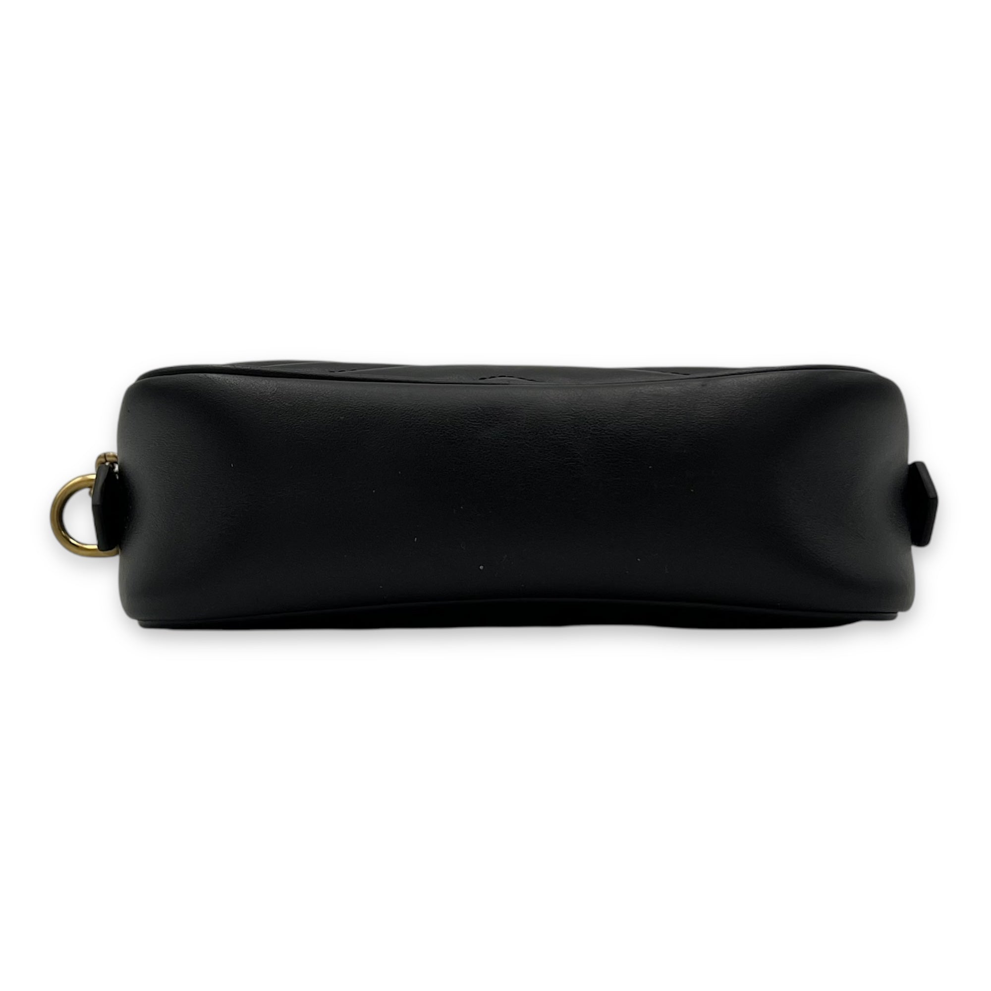 Gucci GG Marmont Crossbody Bag Small Black in Calfskin, Gold hardware_5