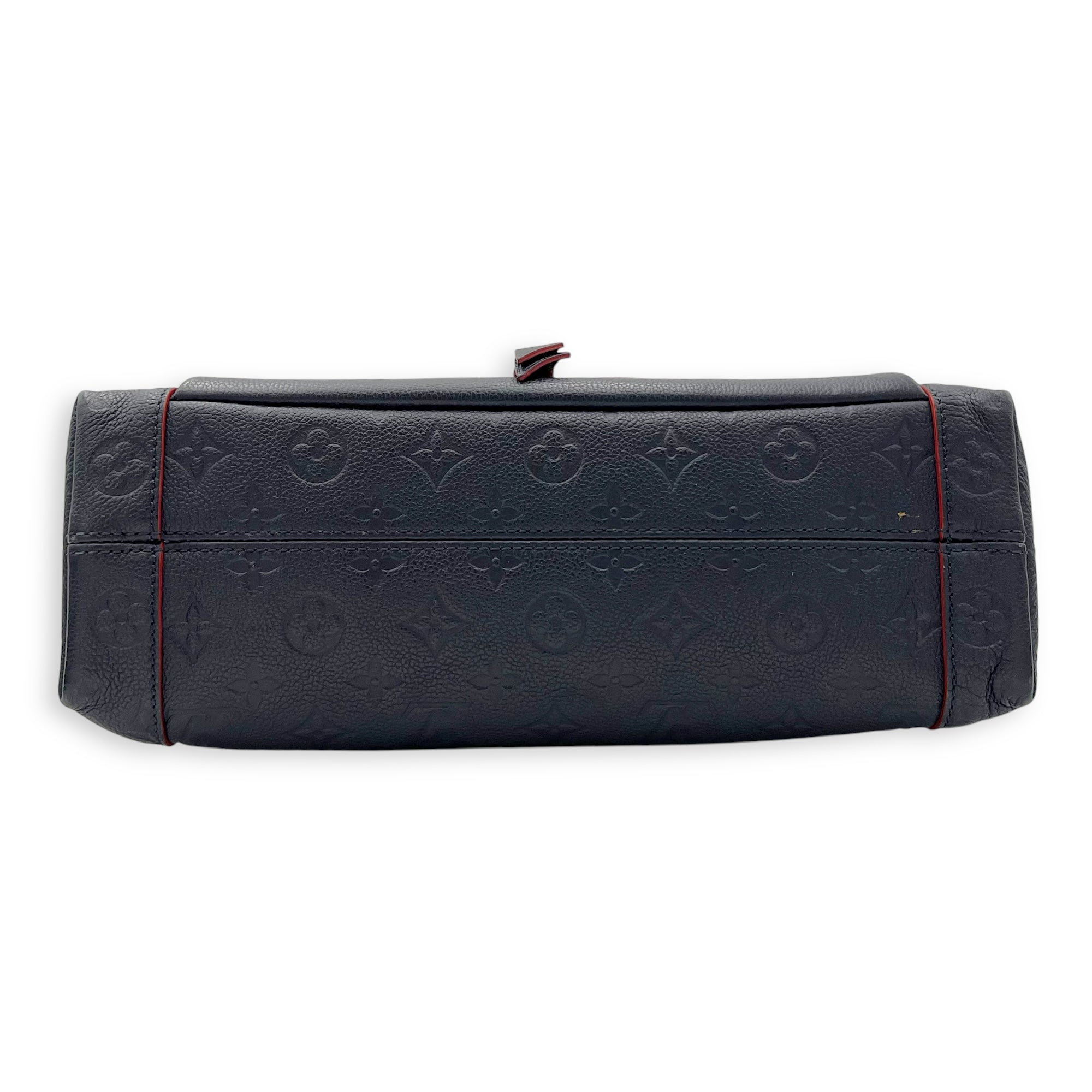 Louis Vuitton Blanche Shoulder Bag Blue in Empreinte Leather, Gold hardware_5