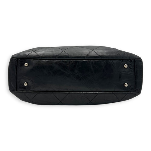 Chanel 2 way bag Top Handle Bag Black in Calfskin, Gold hardware_5