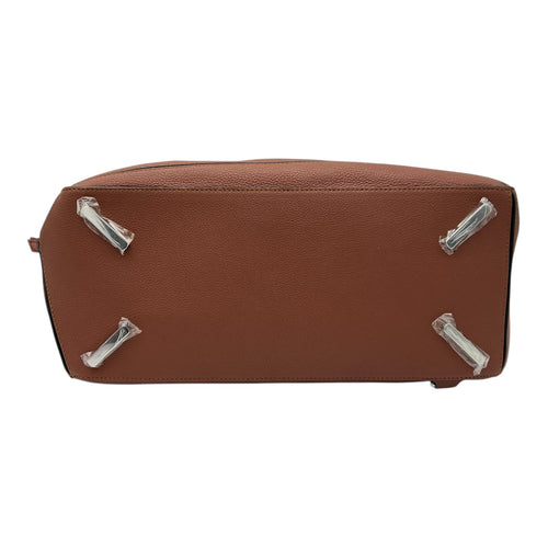 Loewe Bolso Puzzle Brown Shoulder Bag in Calfskin, Silver hardware_5