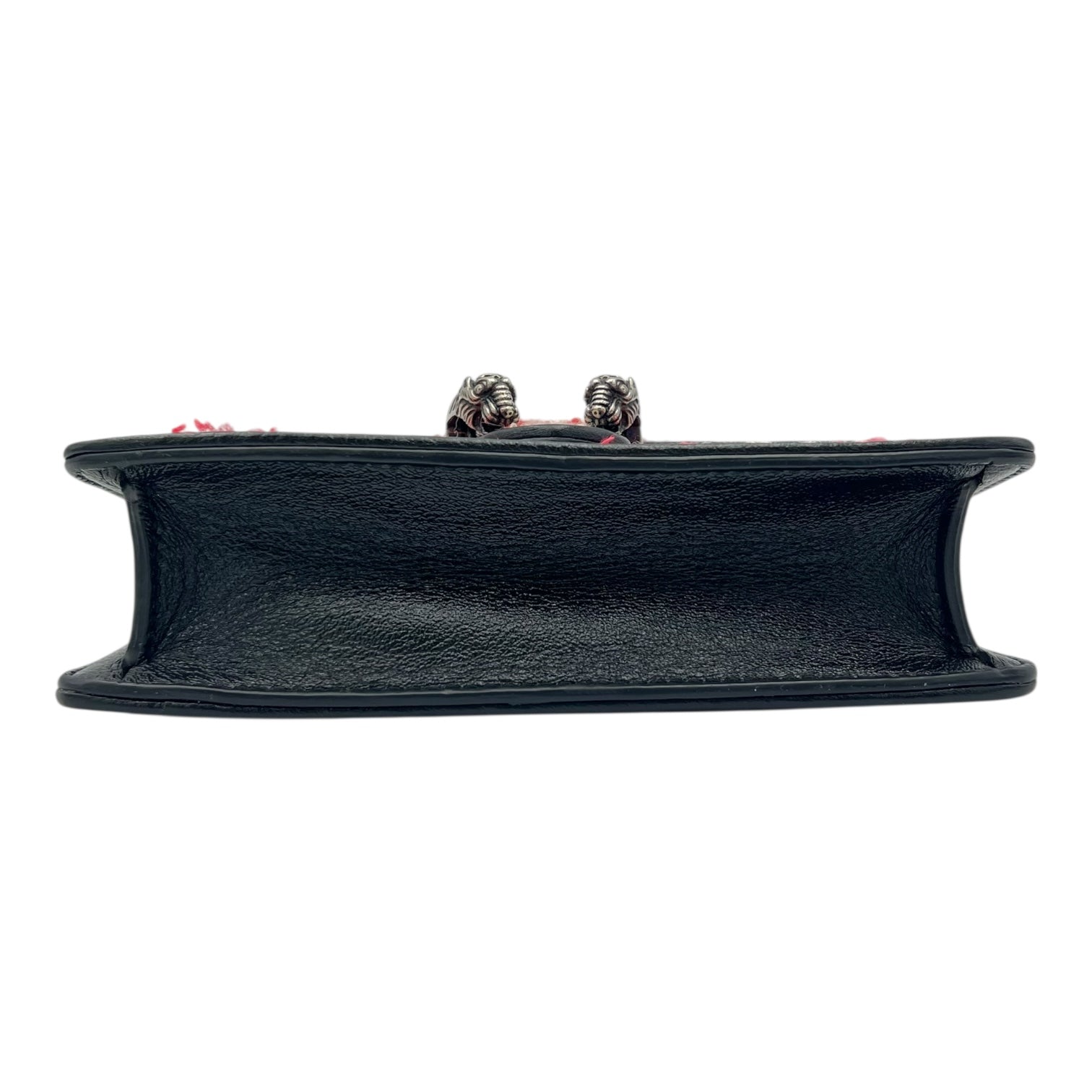 Gucci Dionysus Super Mini Red Crossbody Bag in Tweed, Ruthenium hardware_5