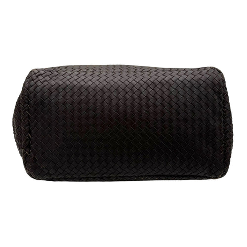 Bottega Veneta Intrecciato Tote Bag Brown in Lambskin, Gunmetal hardware_5
